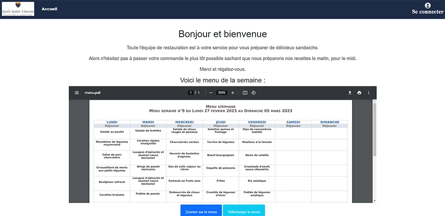 Page d'accueil - Resasnack