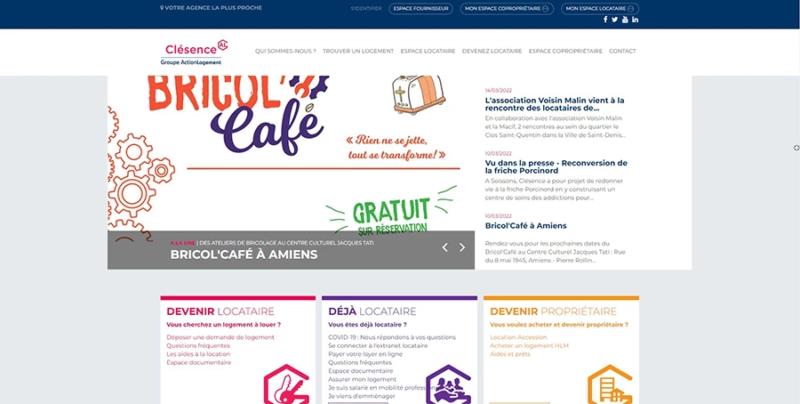 Page d'accueil - Clésence