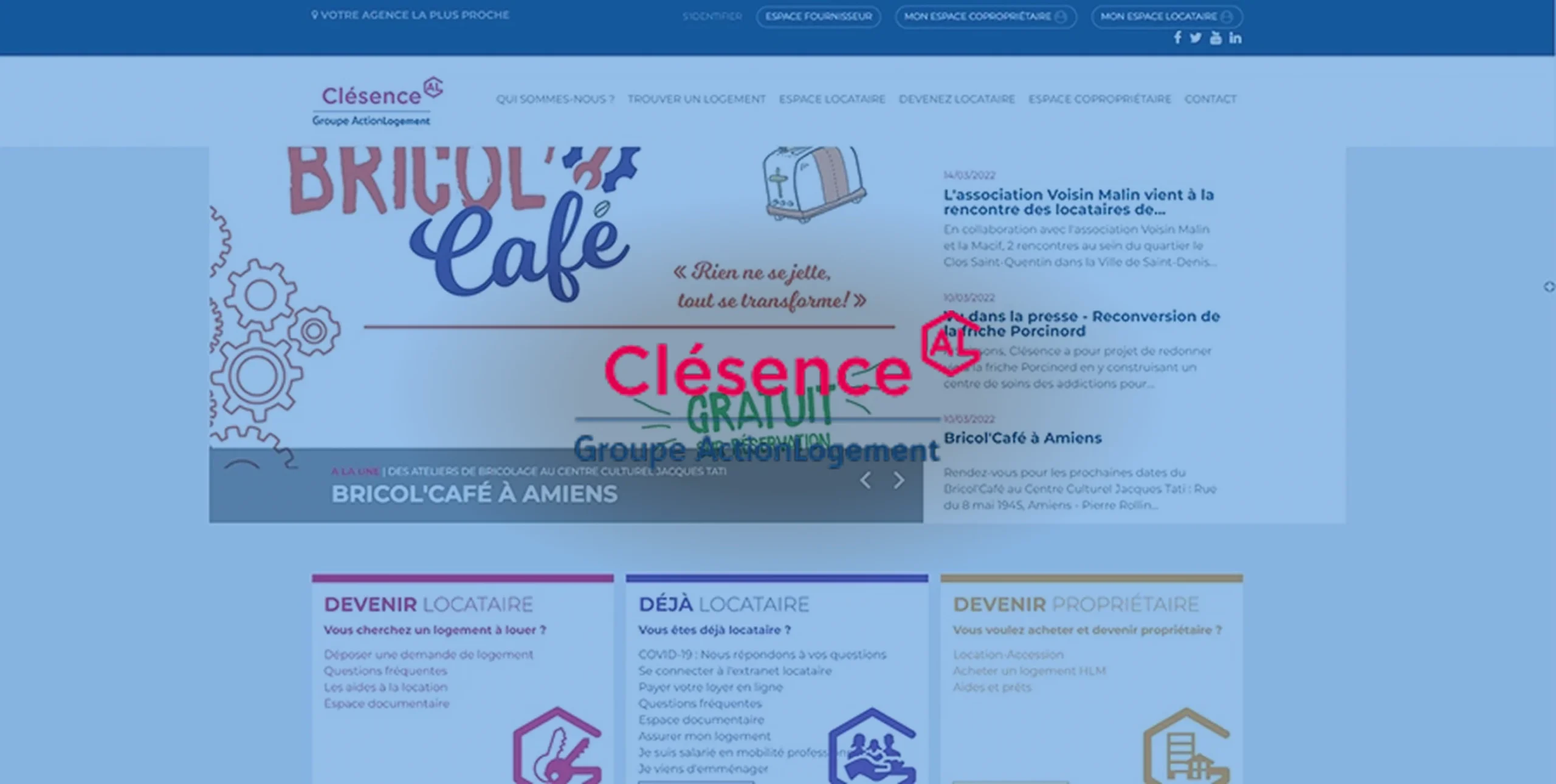 Accueil 6 Miniature de la page d'accueil - Clésence