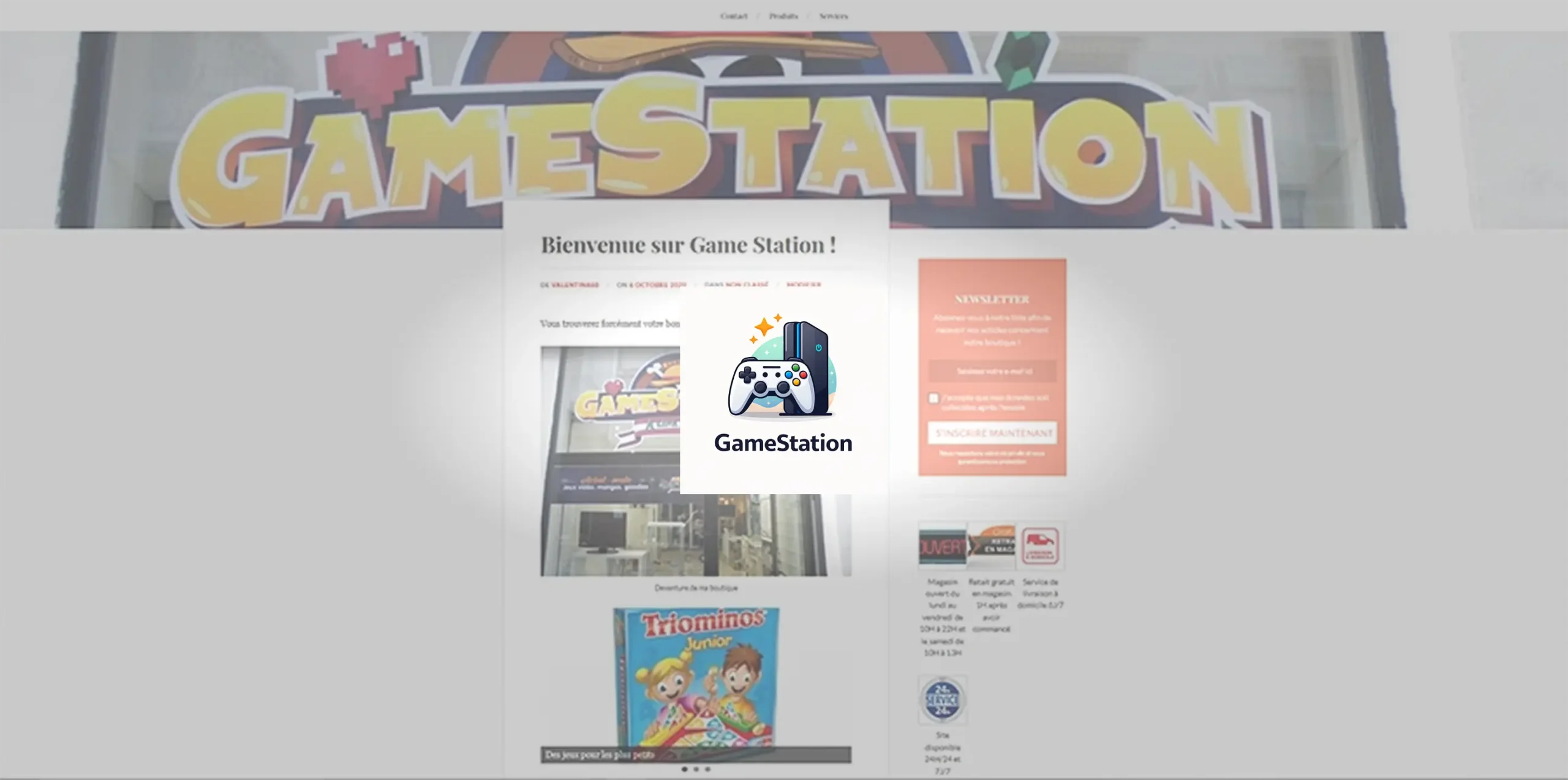 Accueil 19 Miniature de la page d'accueil - Game Station